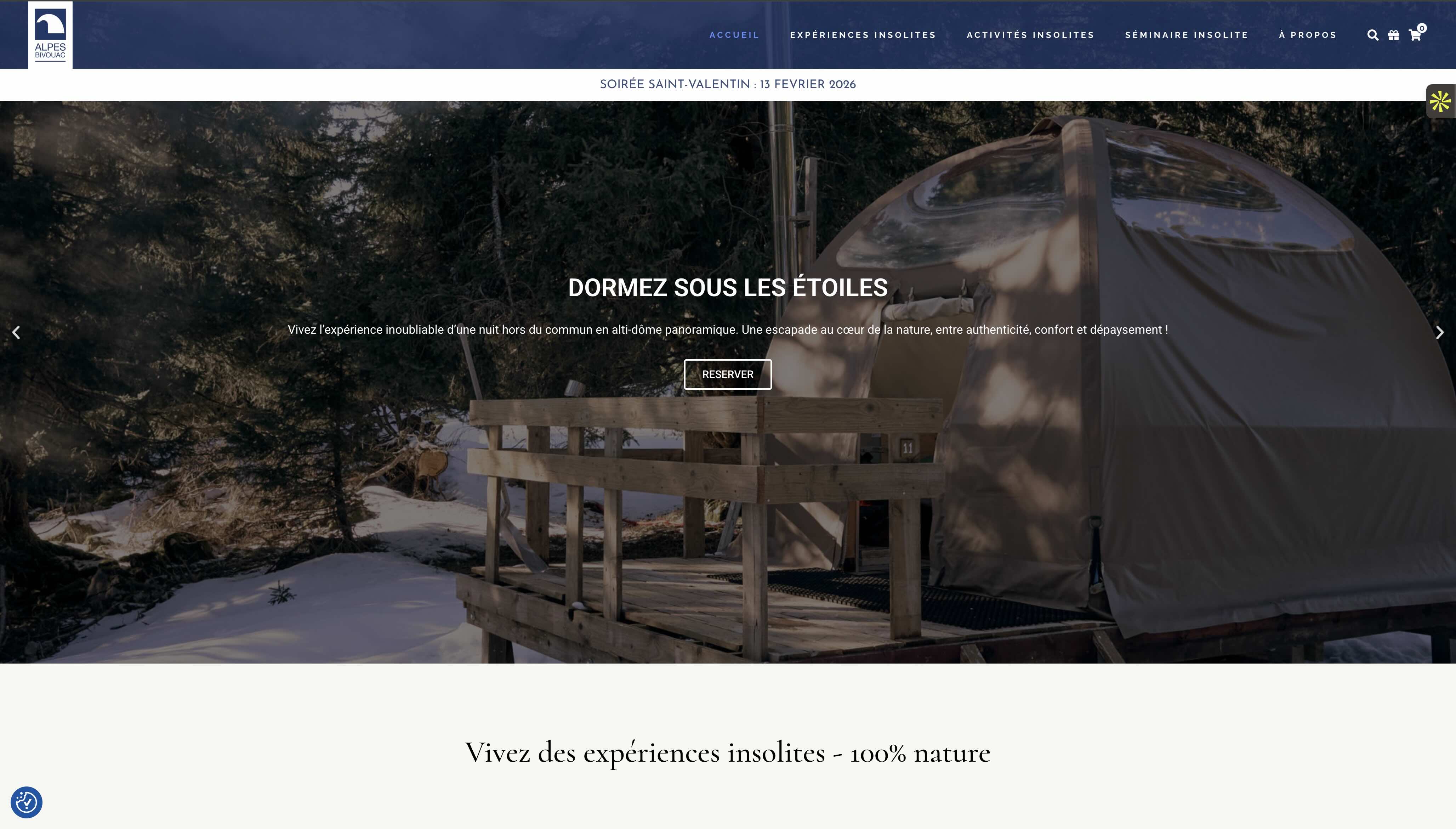 Illustration du projet Alpes Bivouac