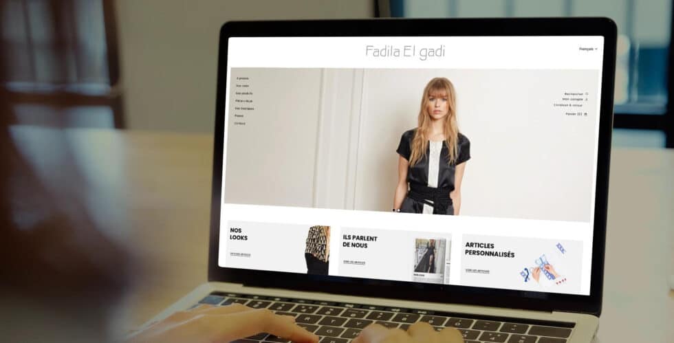 Illustration du projet Site de prêt à porter haut de gamme