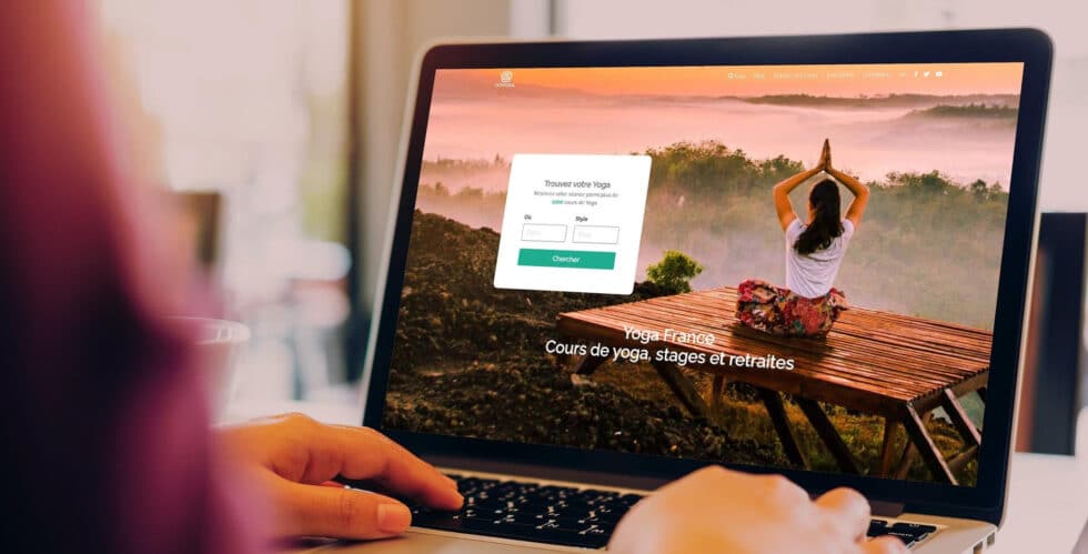 Illustration du projet Yoga France - Annuaire des cours, formations et retraites de Yoga