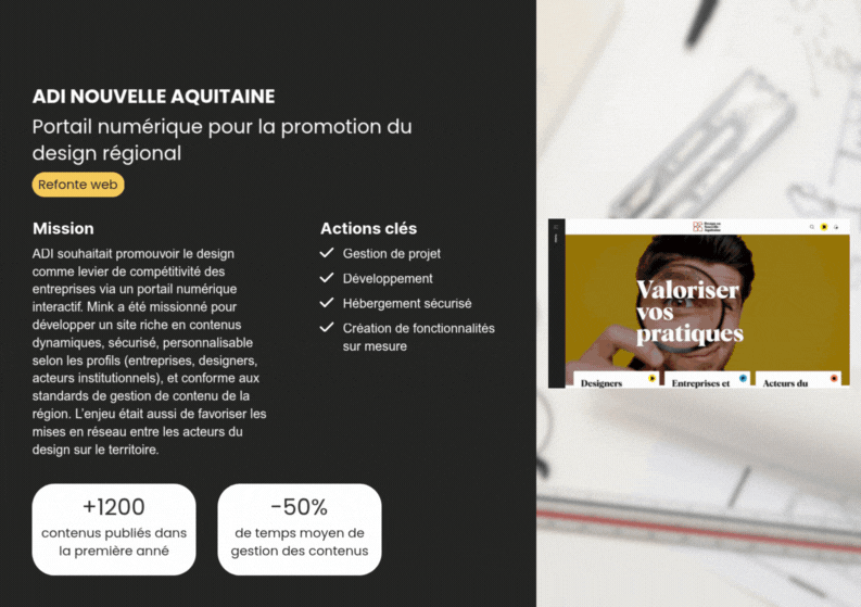 Illustration du projet Promouvoir l’intégration du design au sein des entreprises régionales