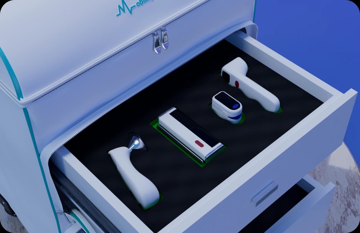 Illustration du projet Valise médicale connectée 