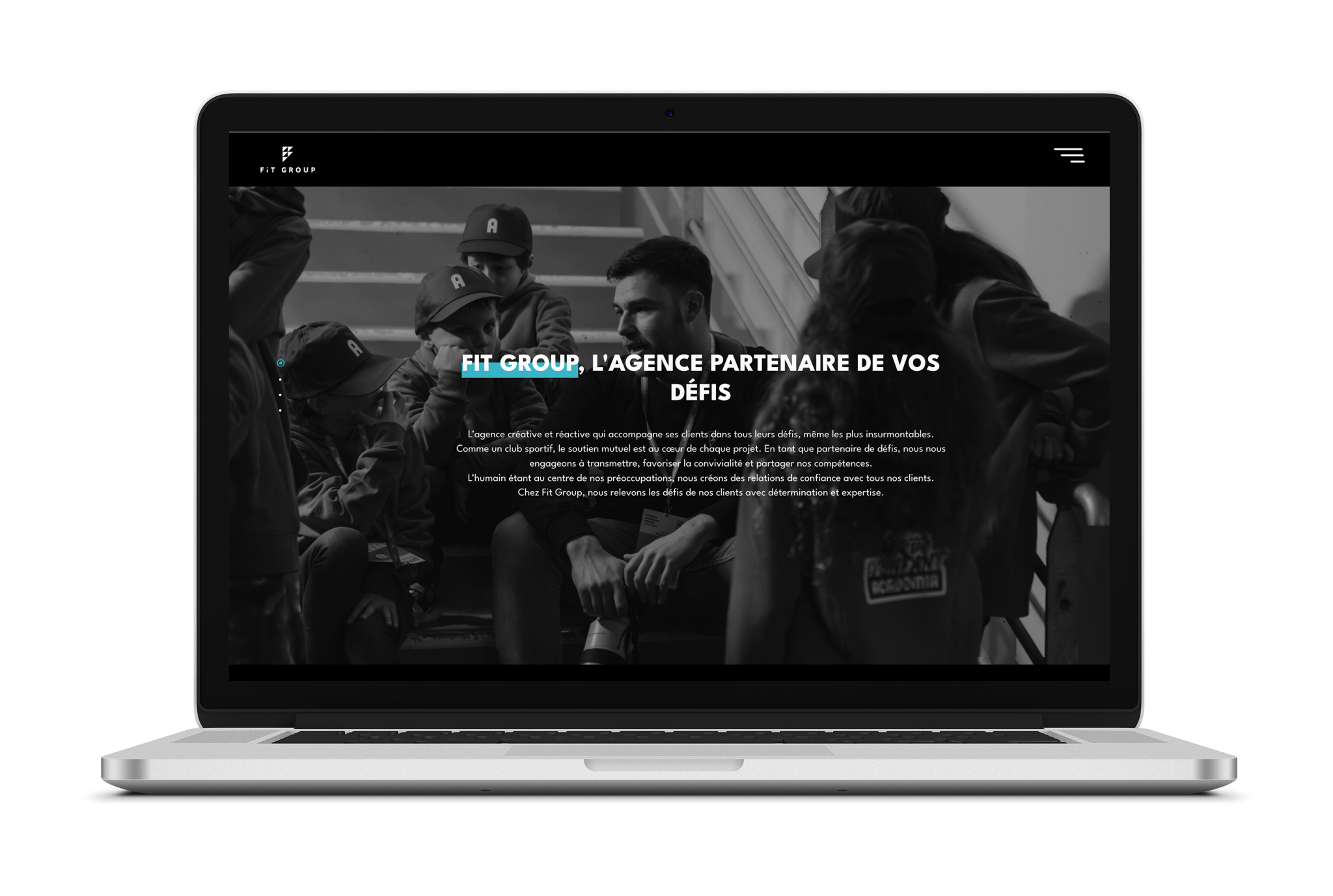 Illustration du projet Site vitrine pour Fit Group