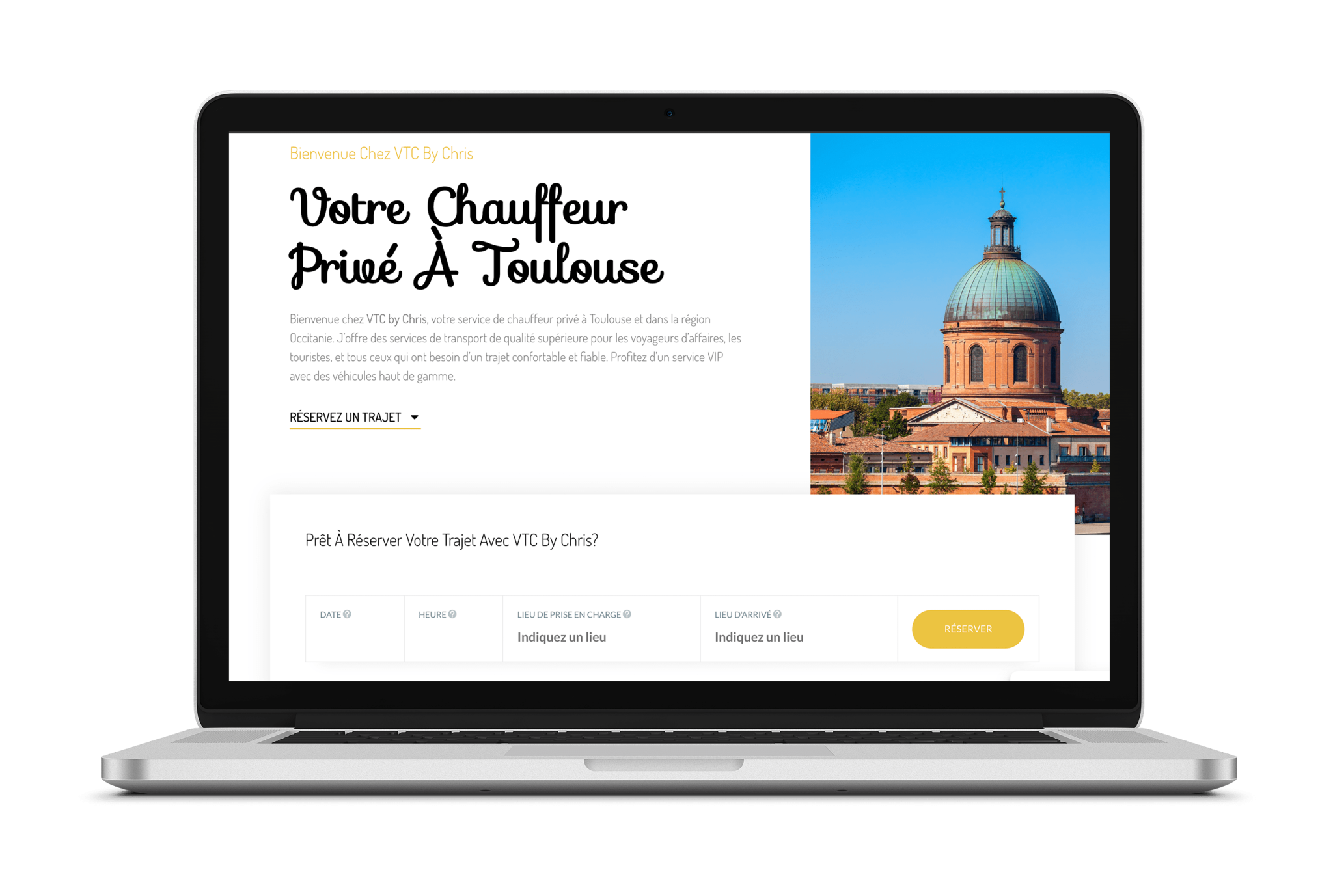 Illustration du projet VTC BY CHRIS