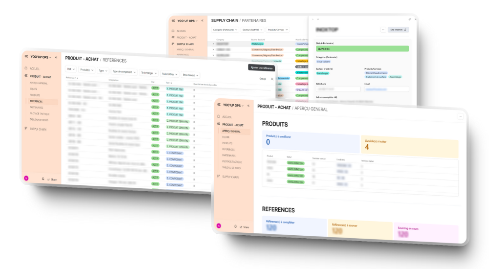 Illustration du projet Optimisation des processus métiers et digitalisation pour YOO'UP