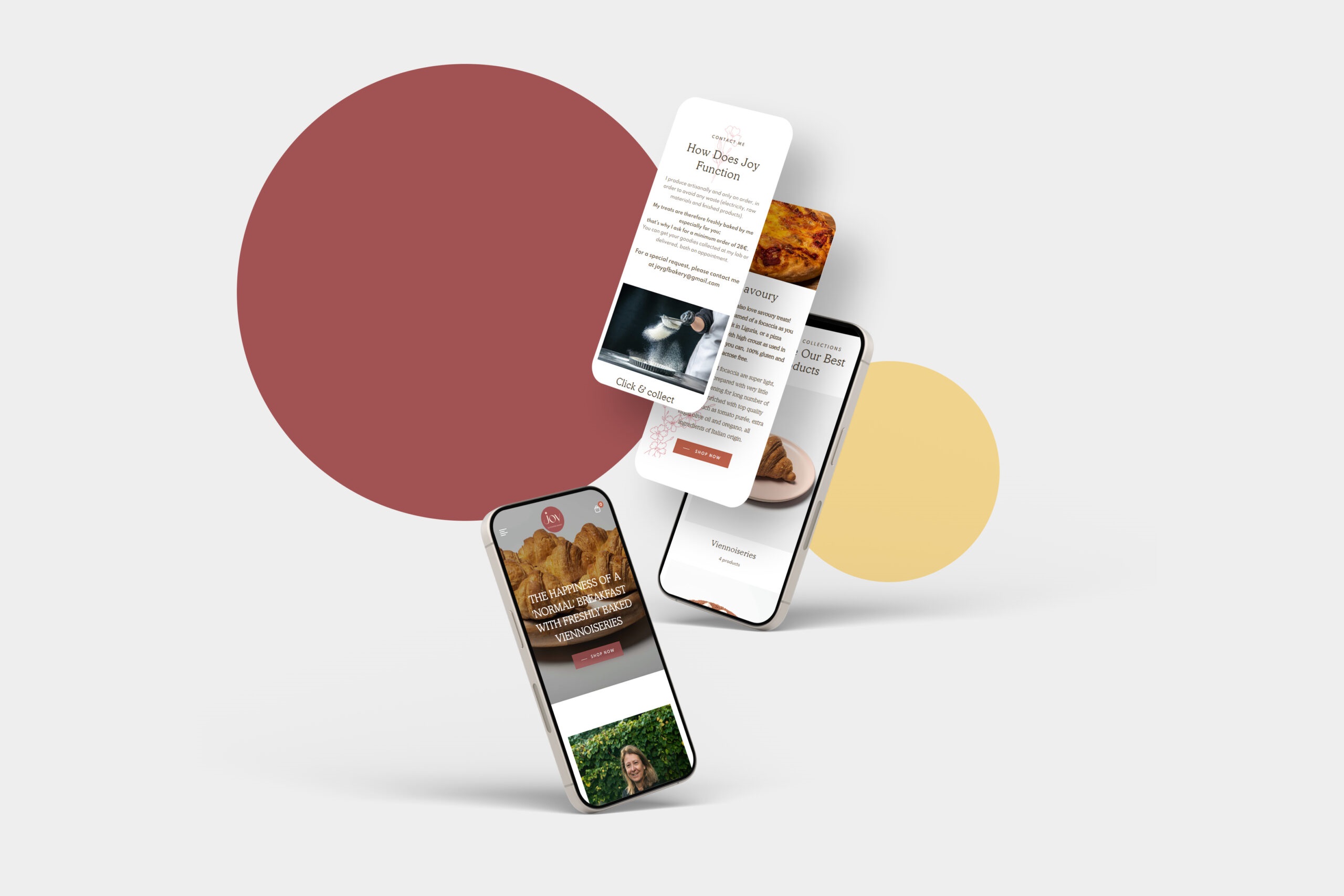 Illustration du projet Joy, Gluten Free Bakery