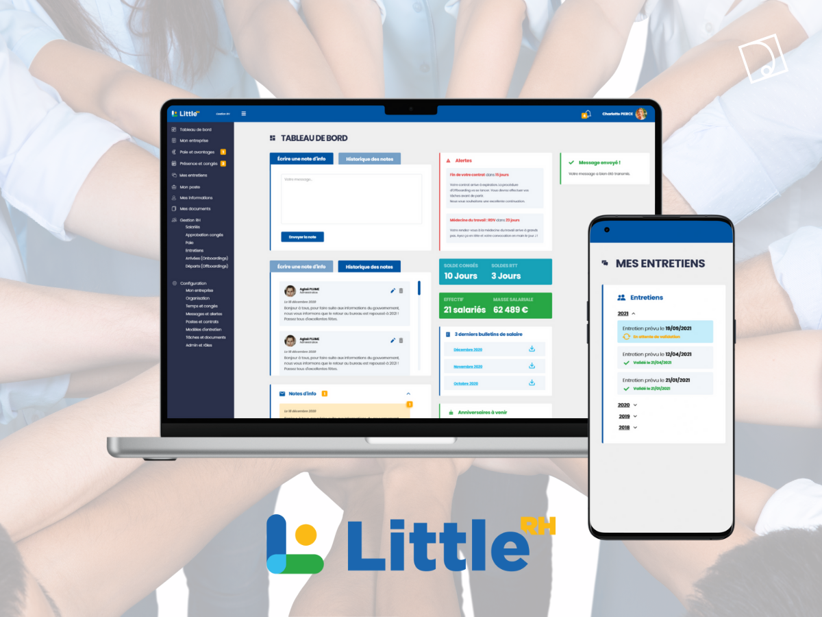 Illustration du projet Little RH, un Back Office pour vos salariés