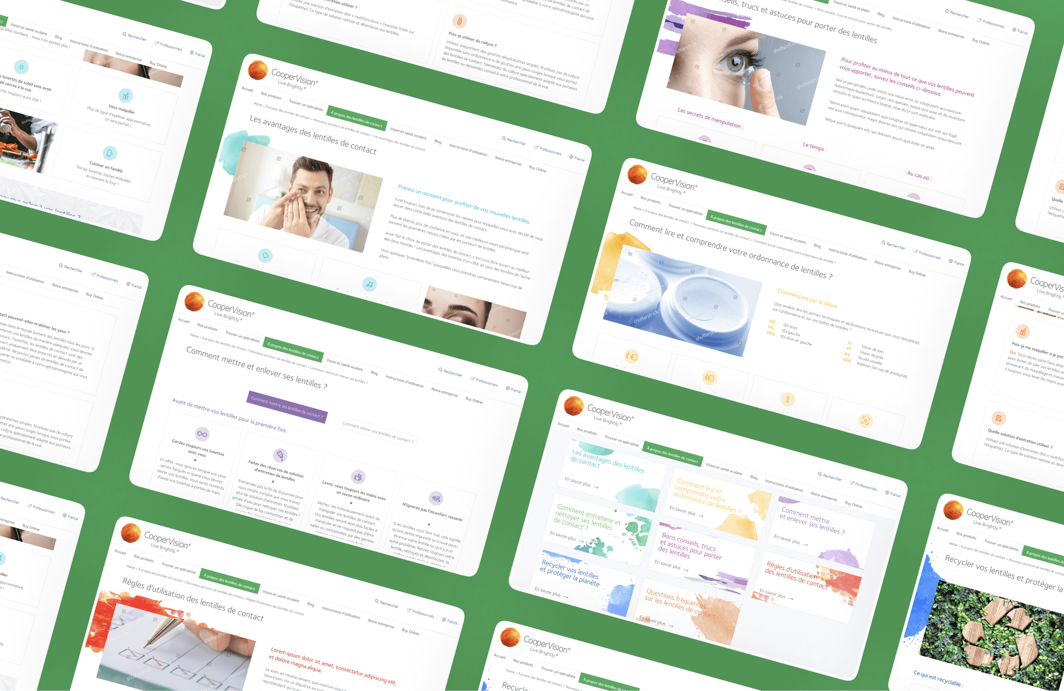 Illustration du projet Transformation digitale et refonte du site web CooperVision