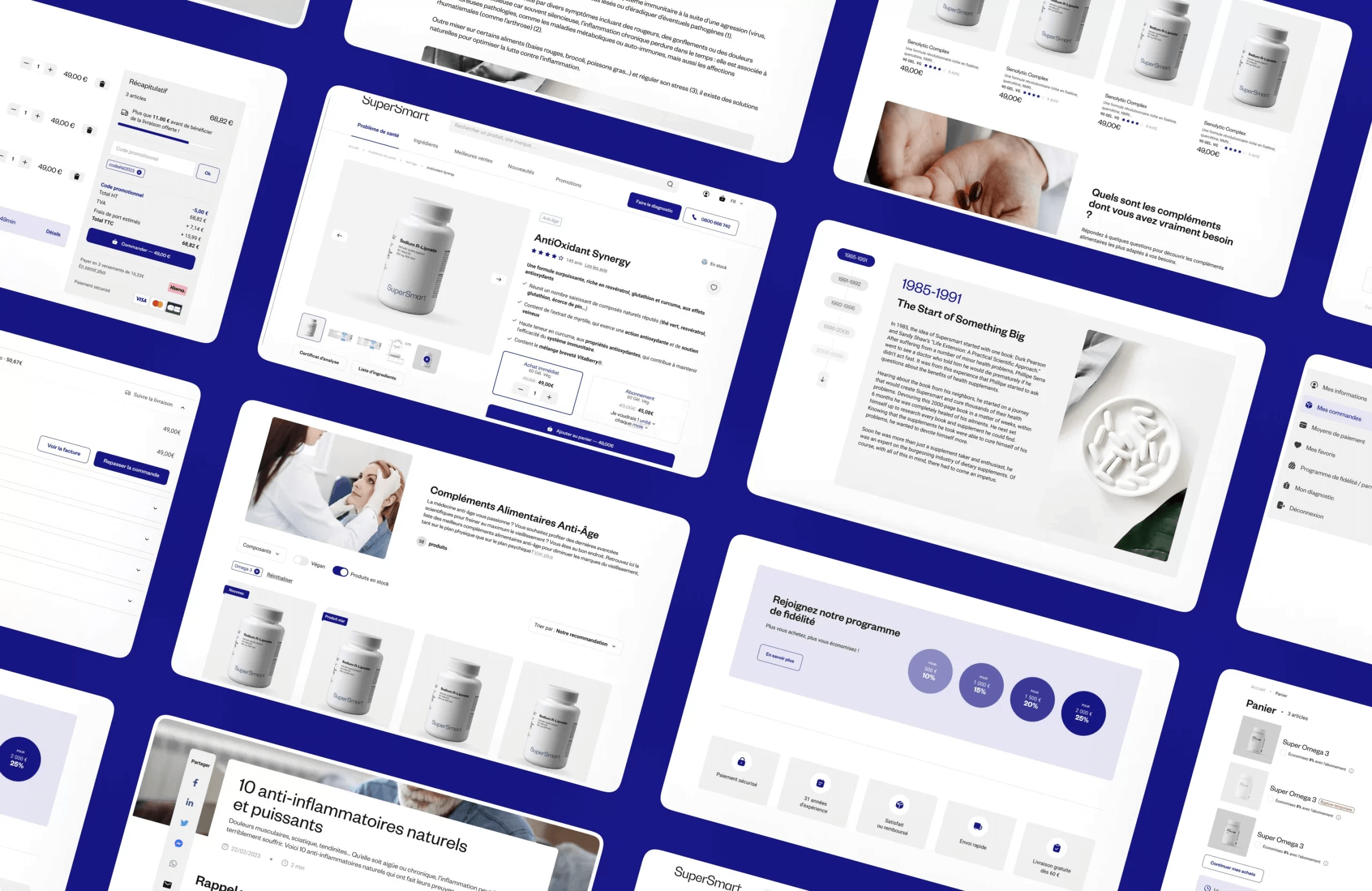 Illustration du projet Refonte e-commerce et expérience utilisateur pour Supersmart