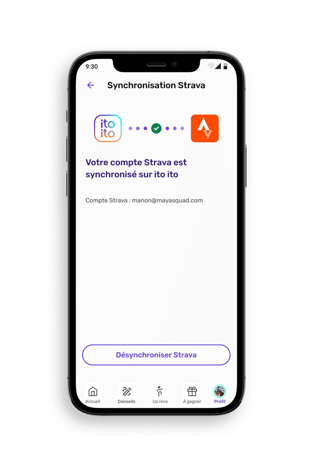 Illustration du projet Intégration de la synchronisation Strava pour Ito Ito