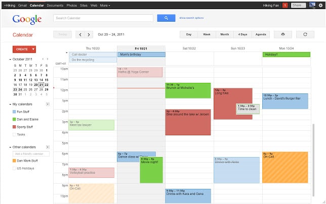Google Agenda
