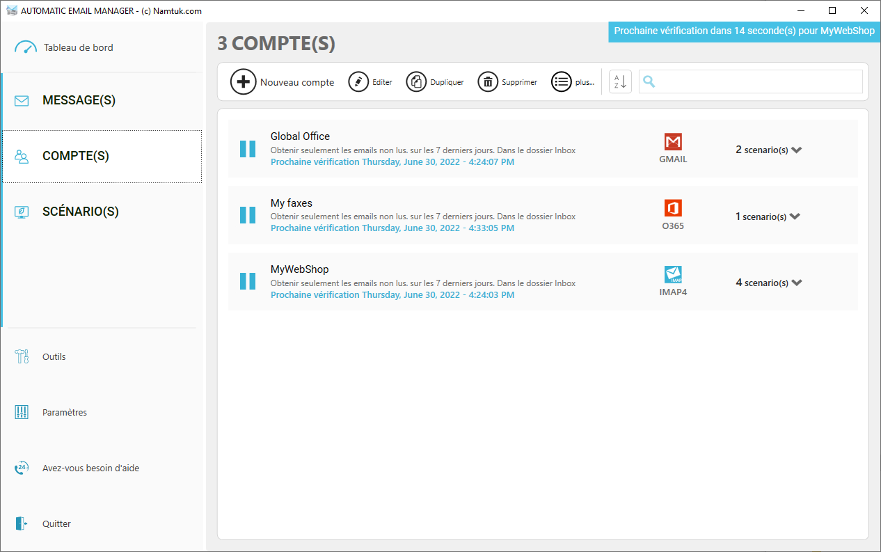 Automatic Email Manager