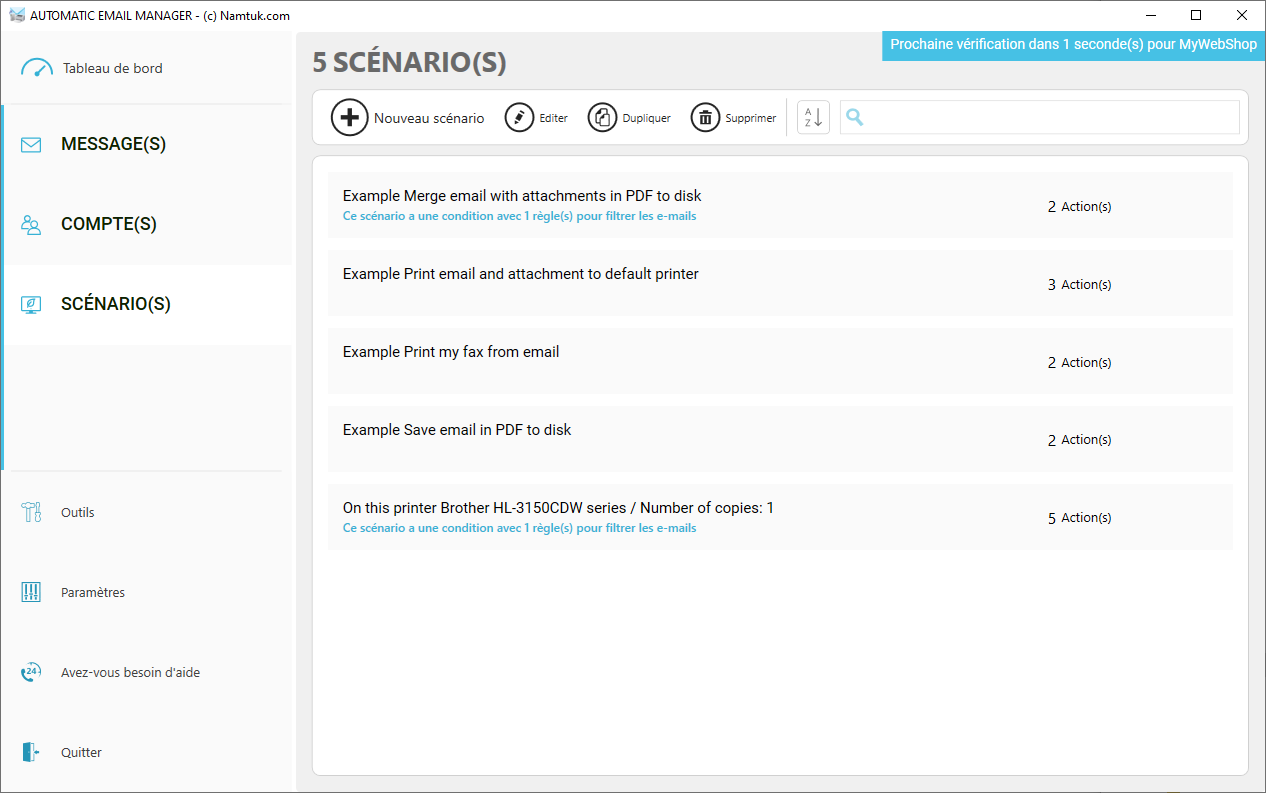 Automatic Email Manager