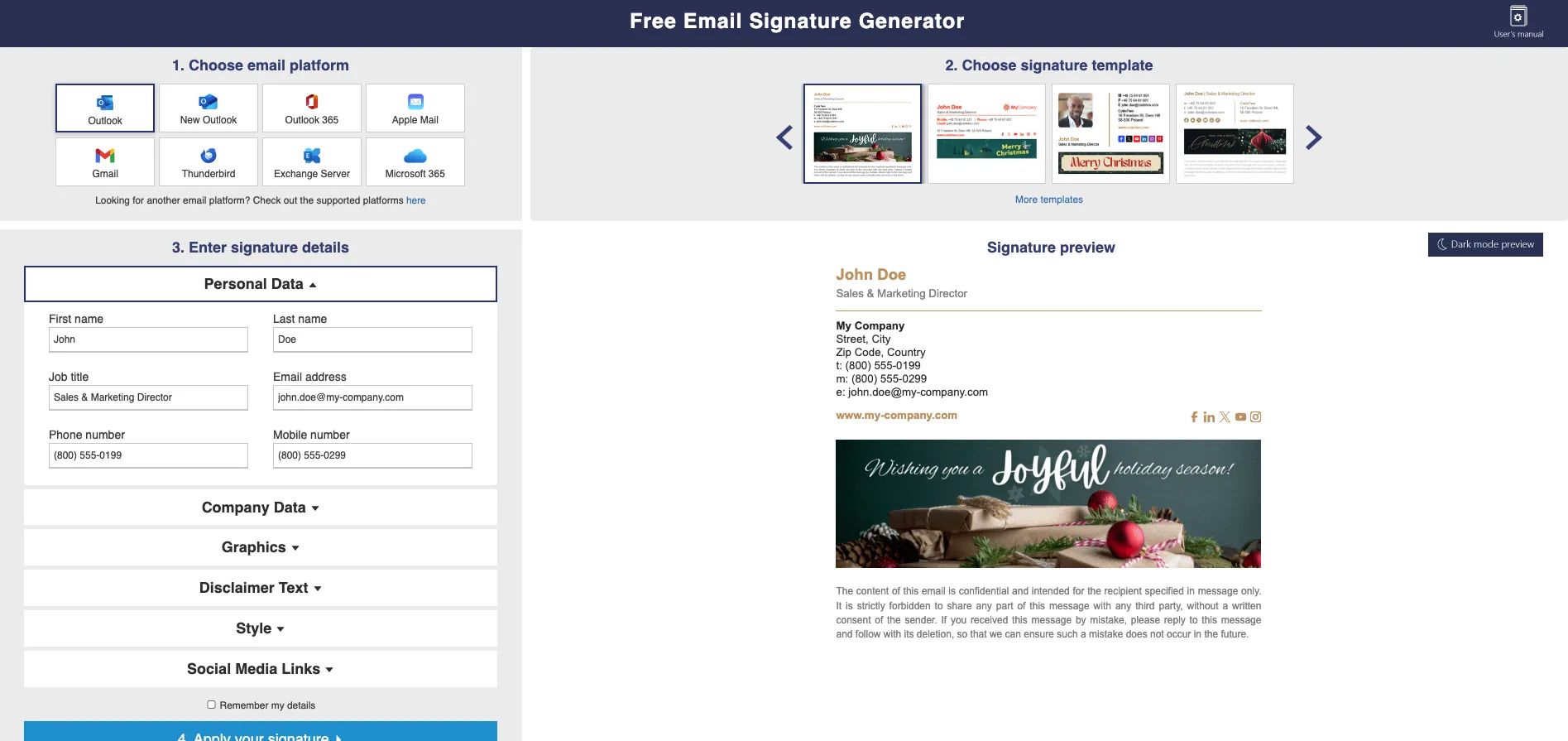 Mail Signatures